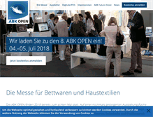 Tablet Screenshot of abk-open.de